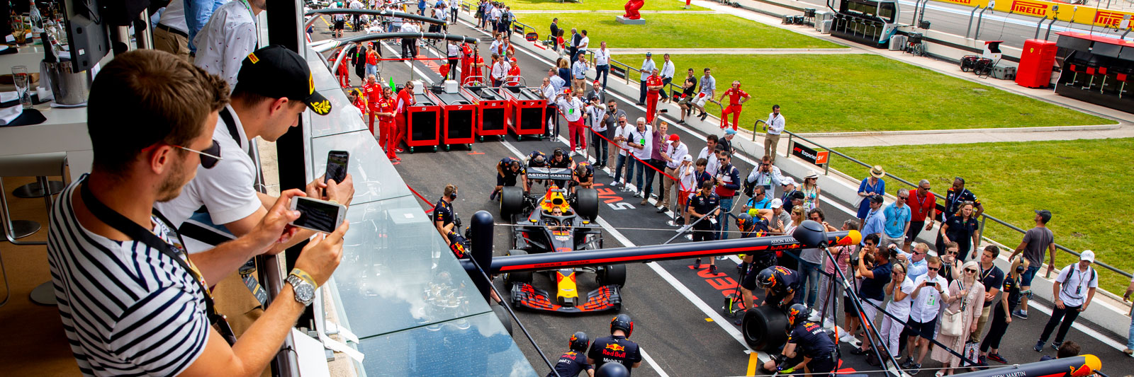 Red Bull team suite Tickets from Grand Prix Tours